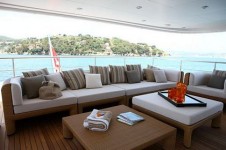 ZALIV III -  Aft Deck Seating